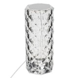 Lampa din Plastic Transparenta cu USB si Functie Tactila, 9x21.5 cm, Oem