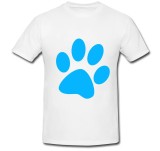 Cumpara ieftin Tricou &quot; Paw blue &quot;