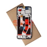 Display LCD Touchscreen cu Rama Original OPPO A77 5G Negru Service Pack