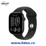 Apple Watch Series 12 GPS, Carcasa Black Aluminium 46mm, Black Sport Band - M/L