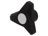 Buton de Reglare 63mm Gri M8