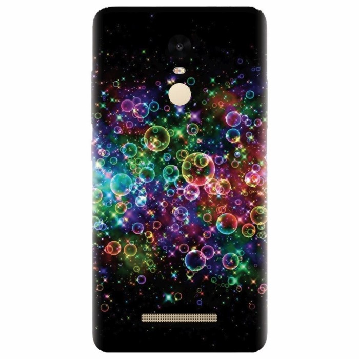 Husa silicon pentru Xiaomi Remdi Note 3, Rainbow Colored Soap Bubbles