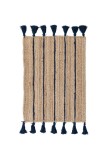 Cumpara ieftin Covor iuta natur albastra Jalaja 60x90 cm