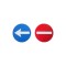 Abtibild &quot;Set indicator mare&quot; diametru 10cm Cod: DZ-14 Automotive TrustedCars