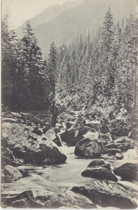 CP SIBIU Hermannstadt Carpatii Transilvaniei cascada Bulea ND(1917)
