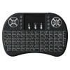Mini Tastatura Wireless Iluminata Lipa, Negru, Air Mouse, USB, Baterie, Compatibila TV Box, Tableta, PC