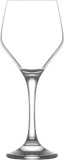 Pahar pentru vin LAV Ella din sticla, 330 ml, elegant, set 6 bucati