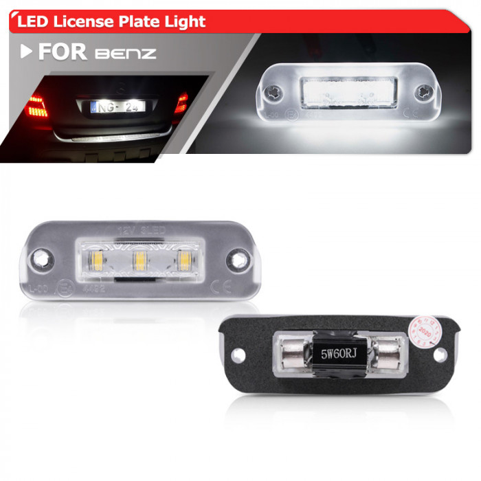 Set Lampi Numar Inmatriculare Led Mercedes-Benz R-Class W251 2006-2011 Diesel V-030221