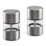 Cumpara ieftin Set 2 Rasnite Sare si Piper Xavax, Manuale, Sticla/Inox, Transparent