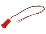 Lampă de control LED roşie &Oslash;12mm, 12V DC, APEM
