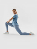 Colanți de antrenament cu uscare rapidă pentru femei - albaștri, 4F Sportswear