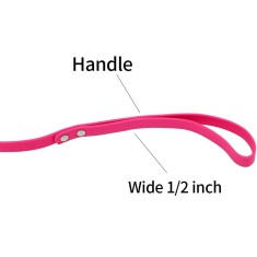 Lesa pentru caine Nimble, 9.2 m, nylon, roz