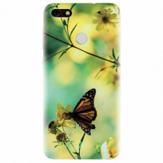 Husa silicon pentru Huawei Y6 Pro 2017, Butterfly