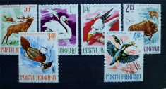 Timbre 1977 Animale ocrotite in Romania MNH foto