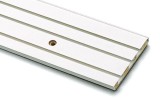 Sina perdea tavan cu 3 canale, GK 3 8393, PVC, alb, 210 cm