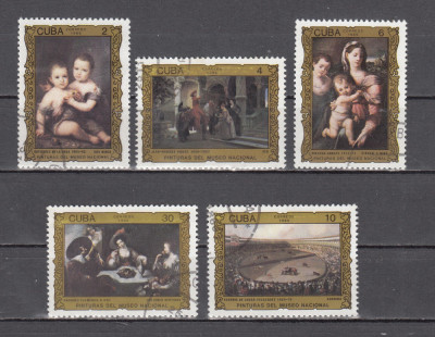 A12 S2 1 - Timbre foarte vechi - Cuba - arta - pictura foto