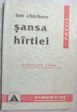 Cumpara ieftin ION CHICHERE - SANSA HARTIEI (VERSURI, editia princeps - 1993)