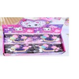 Jucarie Antistres Squishy, Cyrax, cu Revenire Lenta, Labuta de Pisica Pufoasa, 7.5 cm, Ambalaj Transparent, Model 27051, Multicolor