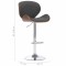 Scaun de bar, gri, material textil - 7