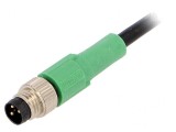 Cablu de conectare M8 3 pini 3m 250VAC 4A