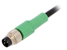 Cablu de conectare M8 3 pini 3m 250VAC 4A