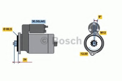 Starter VW LT II bus (2DB, 2DE, 2DK) (1996 - 2006) BOSCH 0 986 018 940 foto