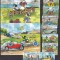 Union 1989 Disney auto MI 246-253 + 2 bl.9,10 MNH
