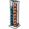 Suport pentru capsule Nespresso, 32 de capsule, Inox, Negru, 5Five&reg;