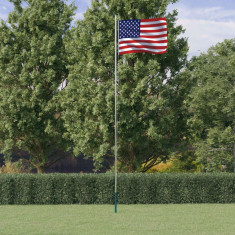 Steag SUA si stalp din aluminiu, 6,23 m GartenMobel Dekor