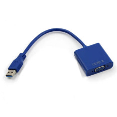 Adaptor USB 3.0 la VGA, Active, convertor iesire VGA spre monitor/videoproiector