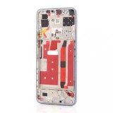 Mijloc Carcasa Huawei P40 Lite 5G Space Silver Original