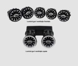 Lumini ambientale dedicate Mercedes-Benz C Class W205 2015-2021, RGB Acrilice 7 in 1 Statice cu efect RGB, Control din Display original