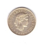 Moneda Elvetia 5 rappen 2011, stare foarte buna, curata, Europa, Cupru-Nichel