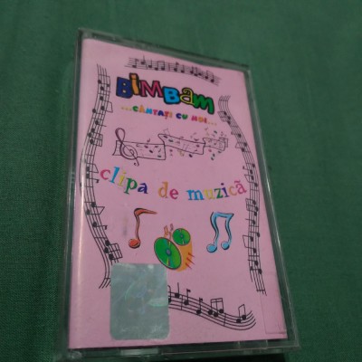 CASETA AUDIO COPII BIMBAM-CLIPA DE MUZICA ORIGINALA RARA!!!! foto