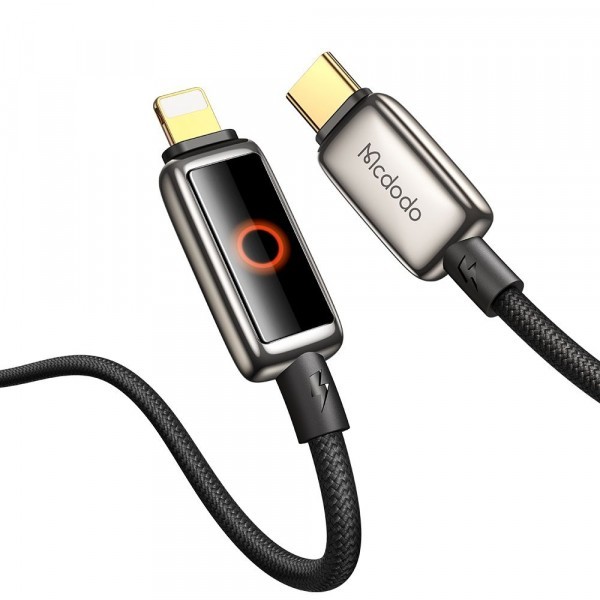 Cablu Date si Incarcare USB-C - Lightning McDodo CA-6670 Auto Power Off, 36W, 1.2m, Negru