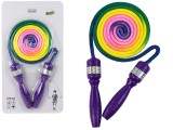 Coarda de sarit cu maner mov, 2.1 m, Leantoys