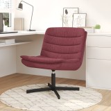 vidaXL Scaun Rotativ Bordou Țesătură Standard Ergonomic Scaun Rotativ