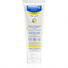 Mustela Bébé Dry Skin crema hranitoare pentru tenul uscat pentru nou-nascuti si copii 40 ml