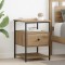 vidaXL Dulap de noapte stejar artizanal 40 x 42 x 56 cm Lemn compozit 881876