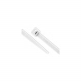 Clema (soricei) plastic alb prindere cabluri 3,5/3,6mm latime si lungime 370mm / TED - PM1, Ted Electric