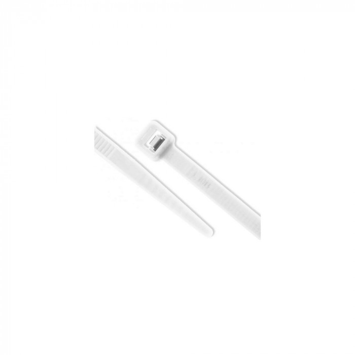 Clema (soricei) plastic alb prindere cabluri 3,5/3,6mm latime si lungime 370mm / TED - PM1