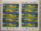 1997-Lp1442-Cercetasii Romaniei-2 coli cu tabs-uri diferite -MNH-RARE