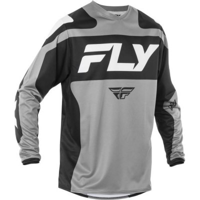 Tricou cross/atv Fly Racing F16 gri/negru marime M foto