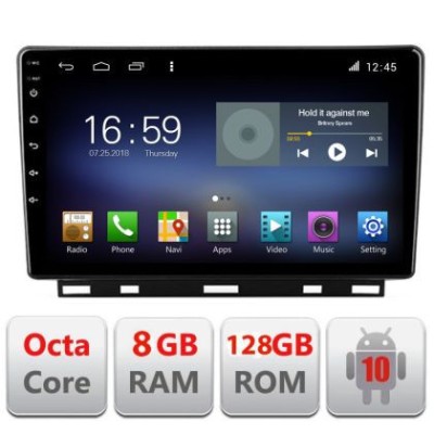 Navigatie Renault Clio 5 Android radio gps internet Octa Core 8+128 LTE Kit-clio5+EDT-E609 CarStore Technology foto