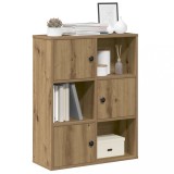 VidaXL Bibliotecă, stejar artizanal, 60x24x76,5 cm, lemn prelucrat