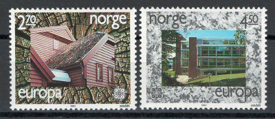 Norvegia 1987 MNH - Europa: arhitectura, nestampilat foto