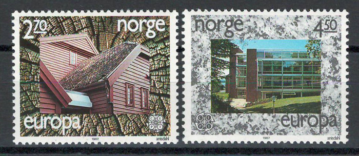 Norvegia 1987 MNH - Europa: arhitectura, nestampilat