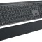 LOGITECH MX Keys S - GRAPHITE - (US) INTL - BT - N/A - INTNL-973 - PLUS PALMREST &quot;920-011589&quot; (timbru verde 0.8 lei)