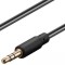 Cablu audio Jack 3.5 mm - 3.5 mm 90 grade contacte aurite 0.5m Goobay