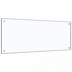 Panou antistropi bucătărie transparent 100x40cm sticlă securiz.